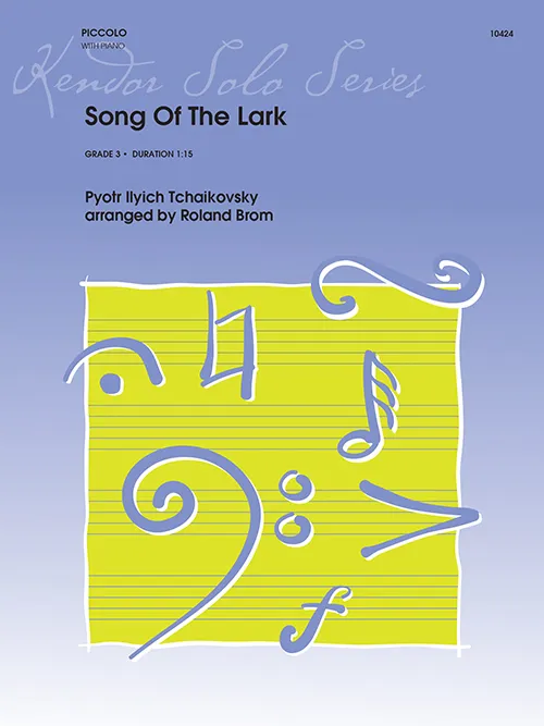 Kendor Music Song Of The Lark noty pro pikolu s klavírem