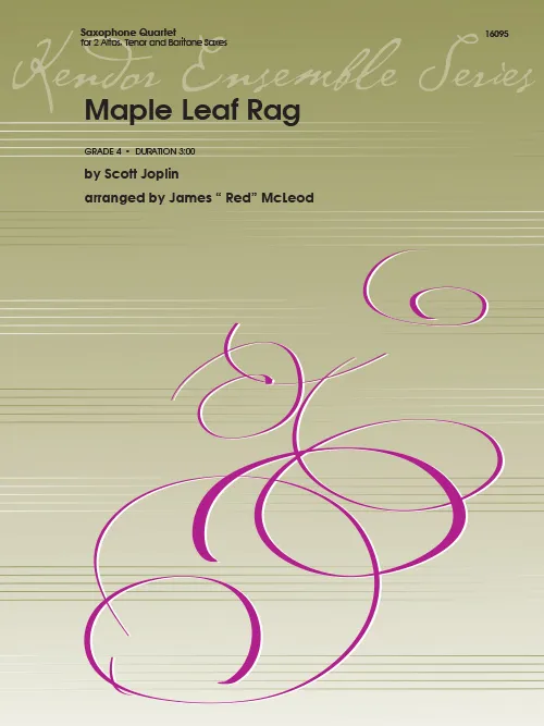 Kendor Music Maple Leaf Rag noty pro saxofonové kvarteto