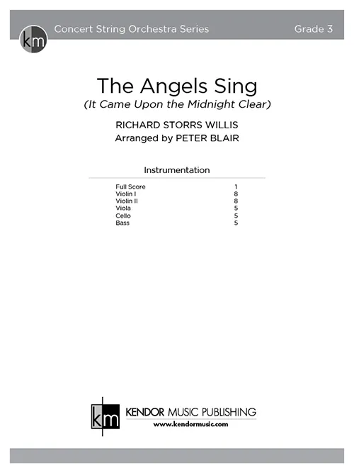 Kendor Music The Angels Sing Full Score vánoční partitura