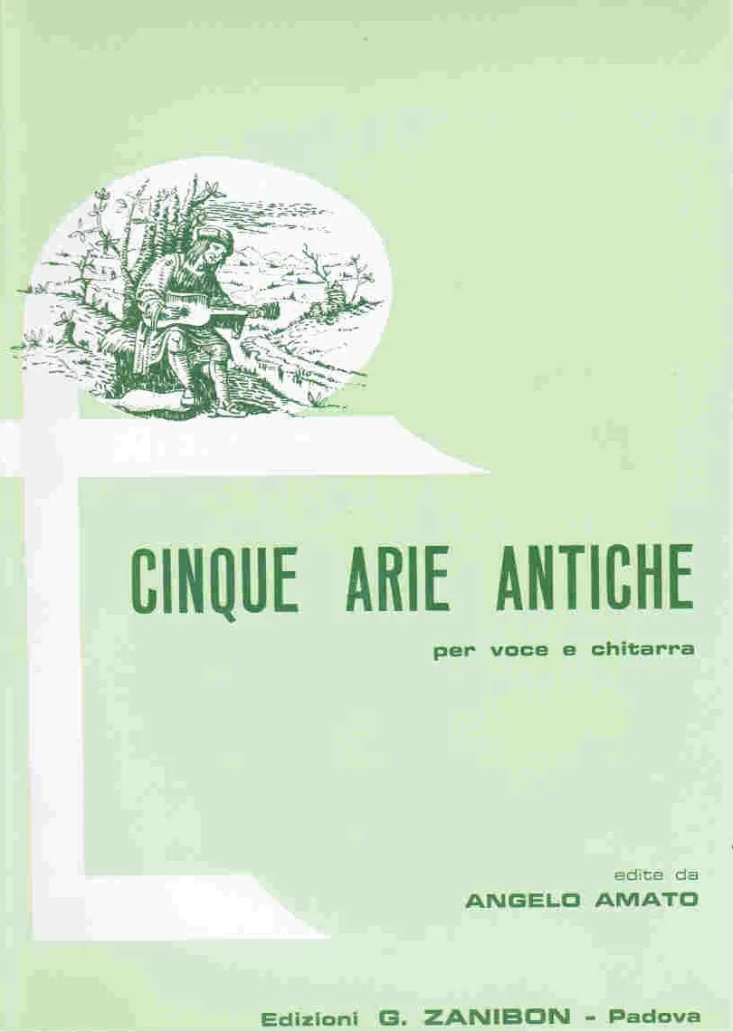 Armelin Musica Cinque arie antiche noty 5 árií pro zpěv
