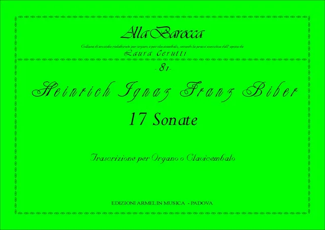 Armelin Musica 17 Sonate noty klavírní sborník