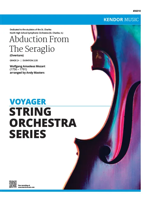 Kendor Music Abduction From The Seraglio noty smyčce 2:35