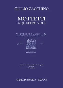 Armelin Musica Zacchino Mottetti a 4 voci 1572 noty a cappella