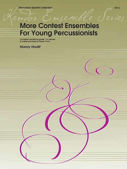 Kendor Music More Contest Ensembles For Young Percussionists noty