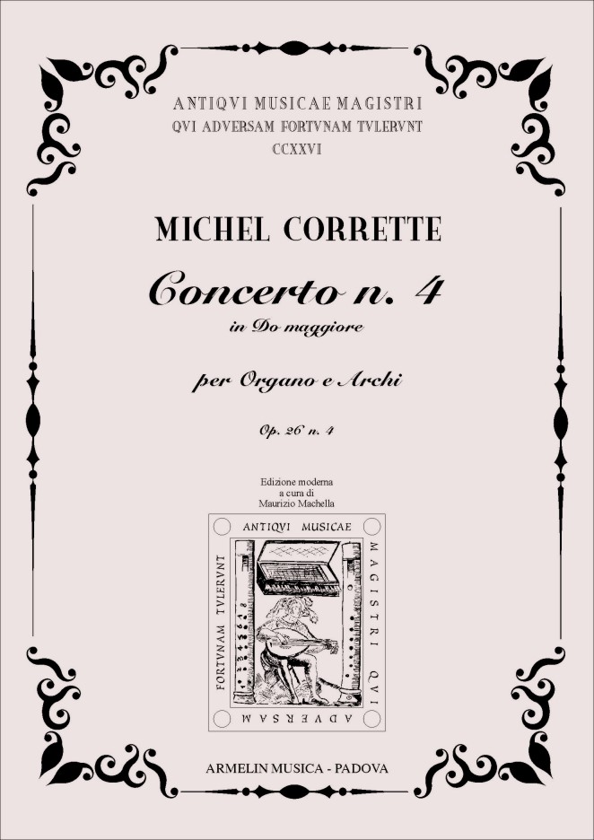 Armelin Musica Concerto n. 4 C dur op. 26 n. 4 noty