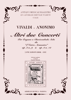 Armelin Musica Estro Armonico op.3 noty 2 koncerty
