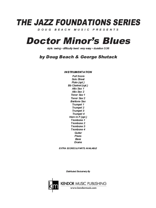 Kendor Music Doctor Minor's Blues partitura swing