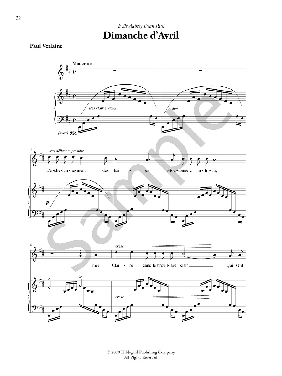 Hildegard Collected Songs Poldowski vol.1 noty digitální