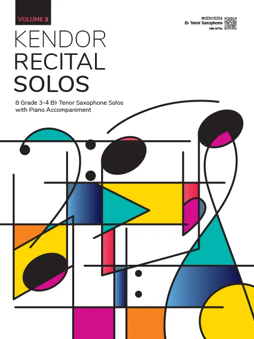Kendor Recital Solos 2 noty Bb tenor saxofon klavír