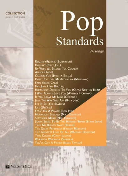 Volonte & Co Pop Standards Collection noty pro klavír zpěv