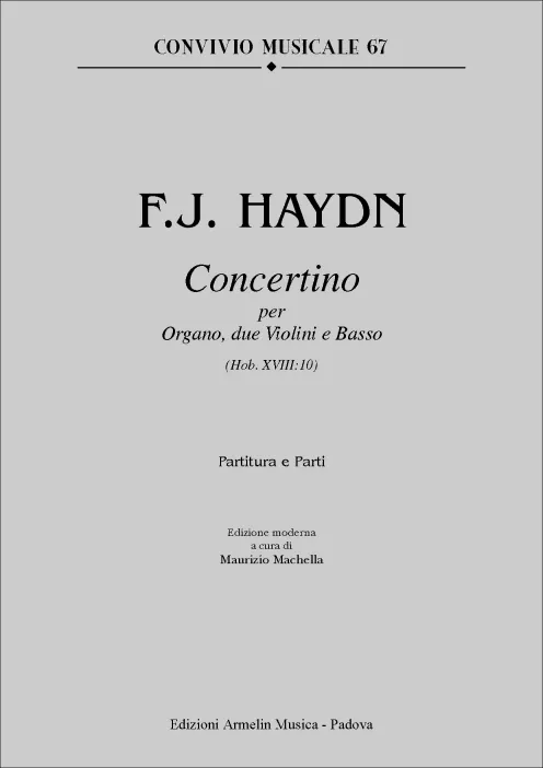 Armelin Musica Concertino Hob XVIII:10 noty partitura