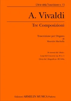 Armelin Musica Tre composizioni noty vokální skladby