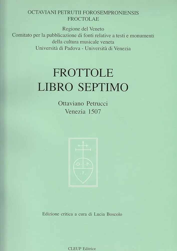 Armelin Musica Frottole Libro Septimo noty zpěvník