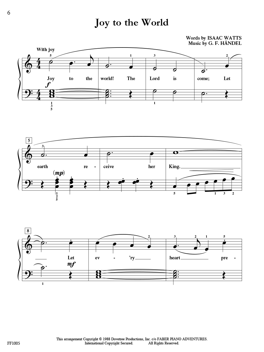 Faber Piano Adventures ChordTime Piano Christmas noty na klavír level 2B