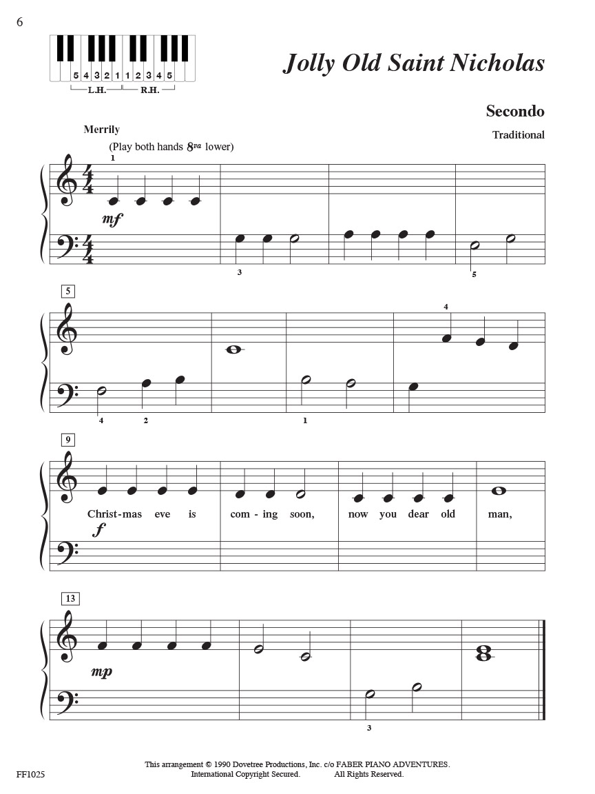 DuetTime Piano Christmas noty pro klavírní duet