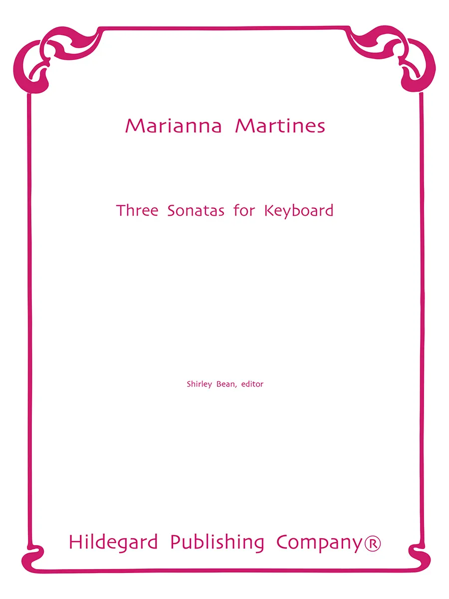 Hildegard Publishing Marianna Martines Three Sonatas klavírní noty