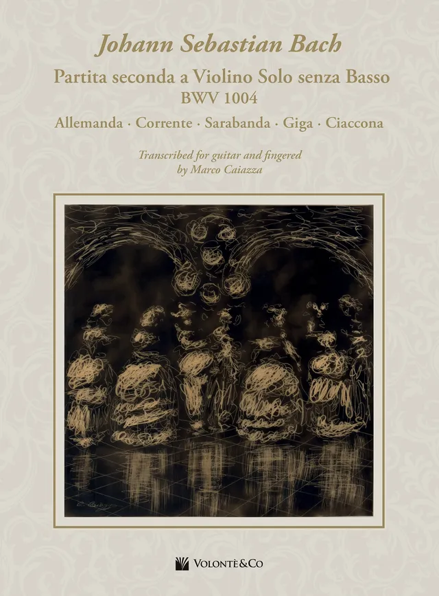 Volonte & Co Bach Partita seconda BWV 1004 noty pro housle
