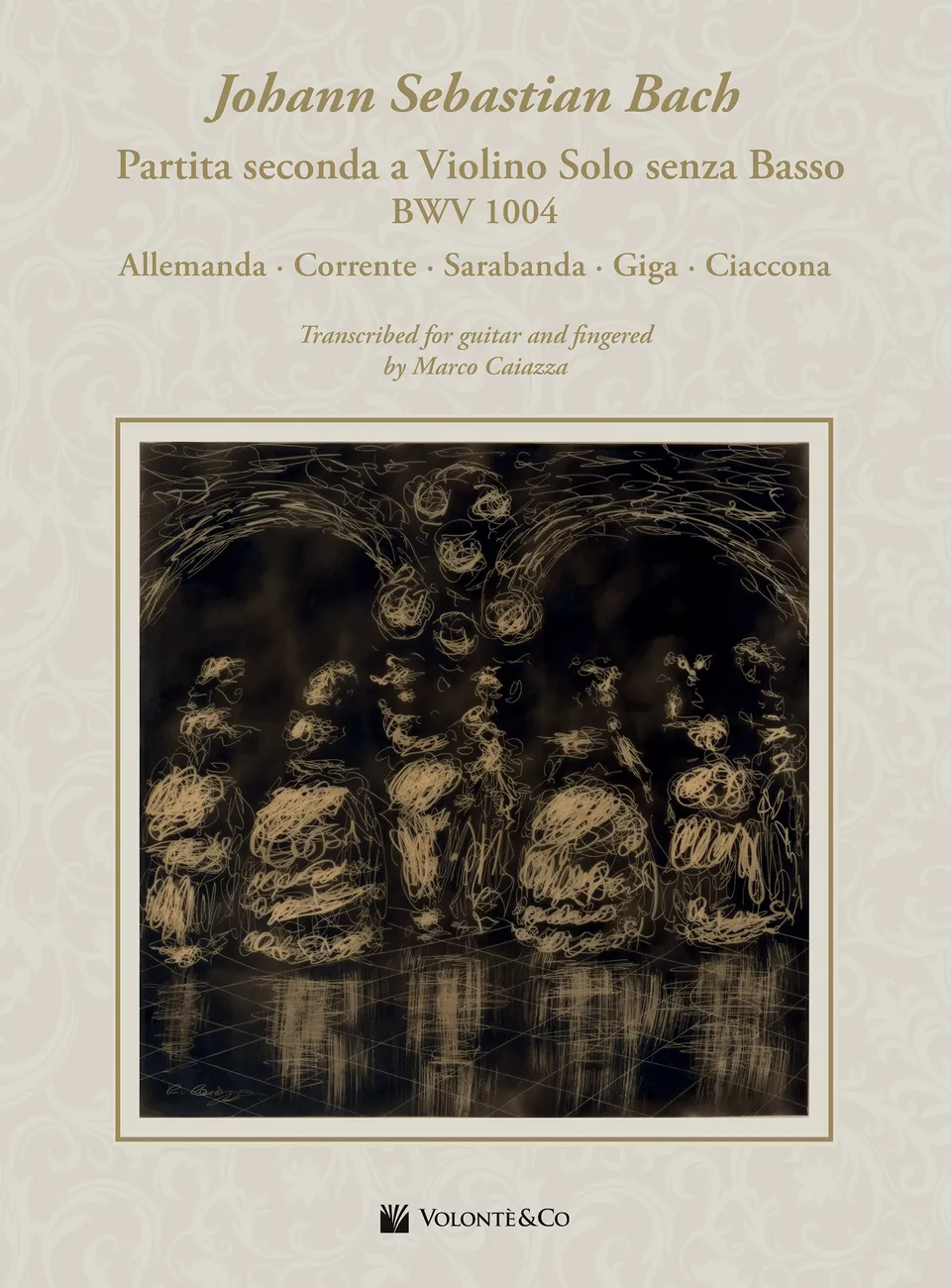 Volonte & Co Bach Partita seconda BWV 1004 noty pro housle