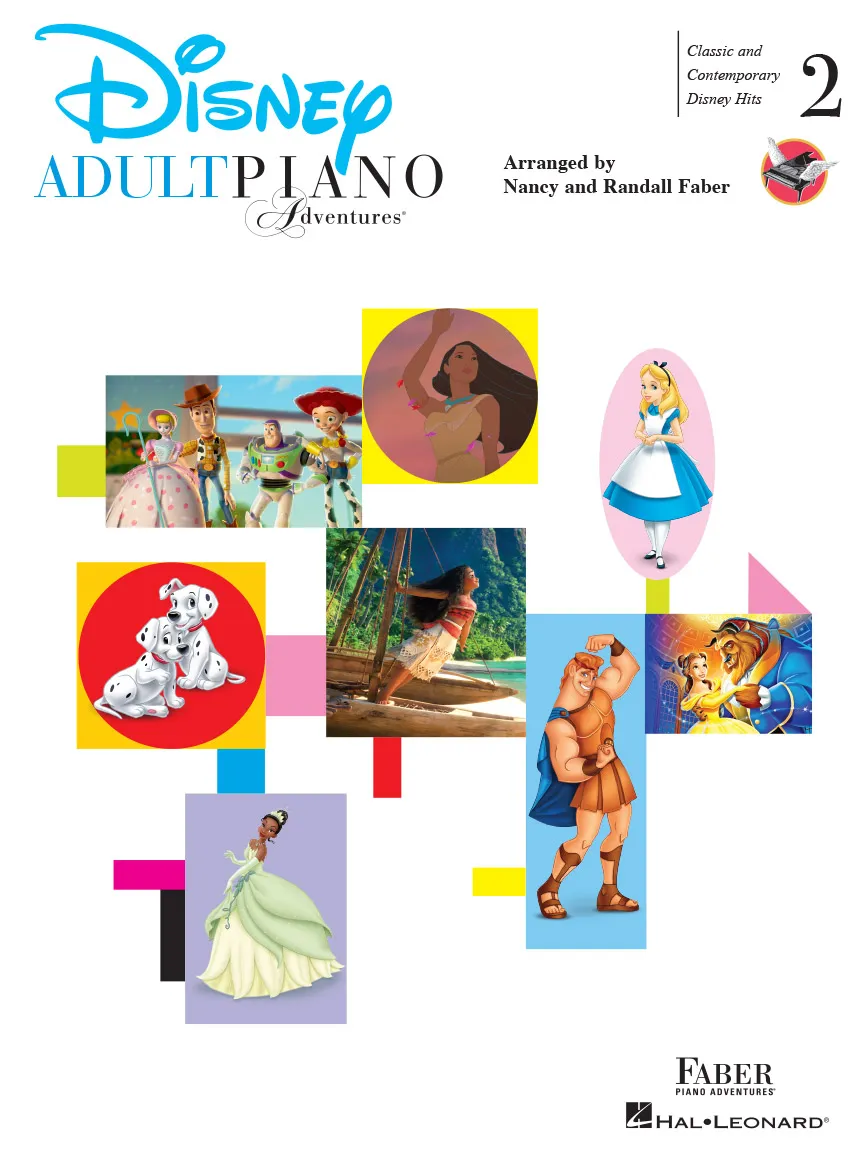 Faber Piano Adventures Adult Disney Book 2 noty 24 skladeb