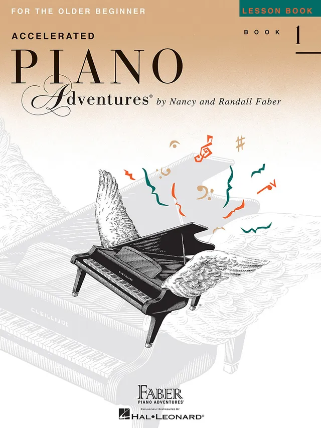Faber Accelerated Piano Adventures Lesson Book 1 noty pro klavír C pozice