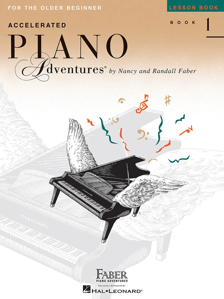 Faber Accelerated Piano Adventures Lesson Book 1 noty pro klavír C pozice