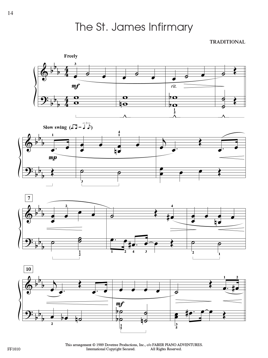 Faber FunTime Piano Jazz & Blues noty pro klavír level 3