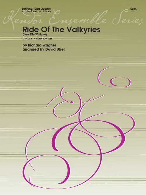 Kendor Music Ride of the Valkyries noty tuba kvartet