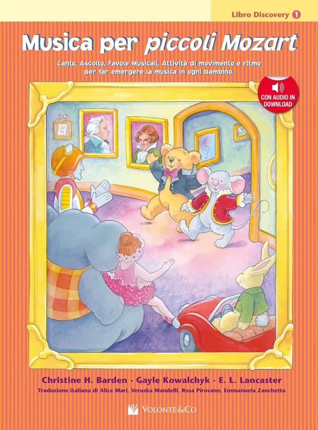 Volonte & Co Piccoli Mozart Discovery Vol. 1 noty s audiem