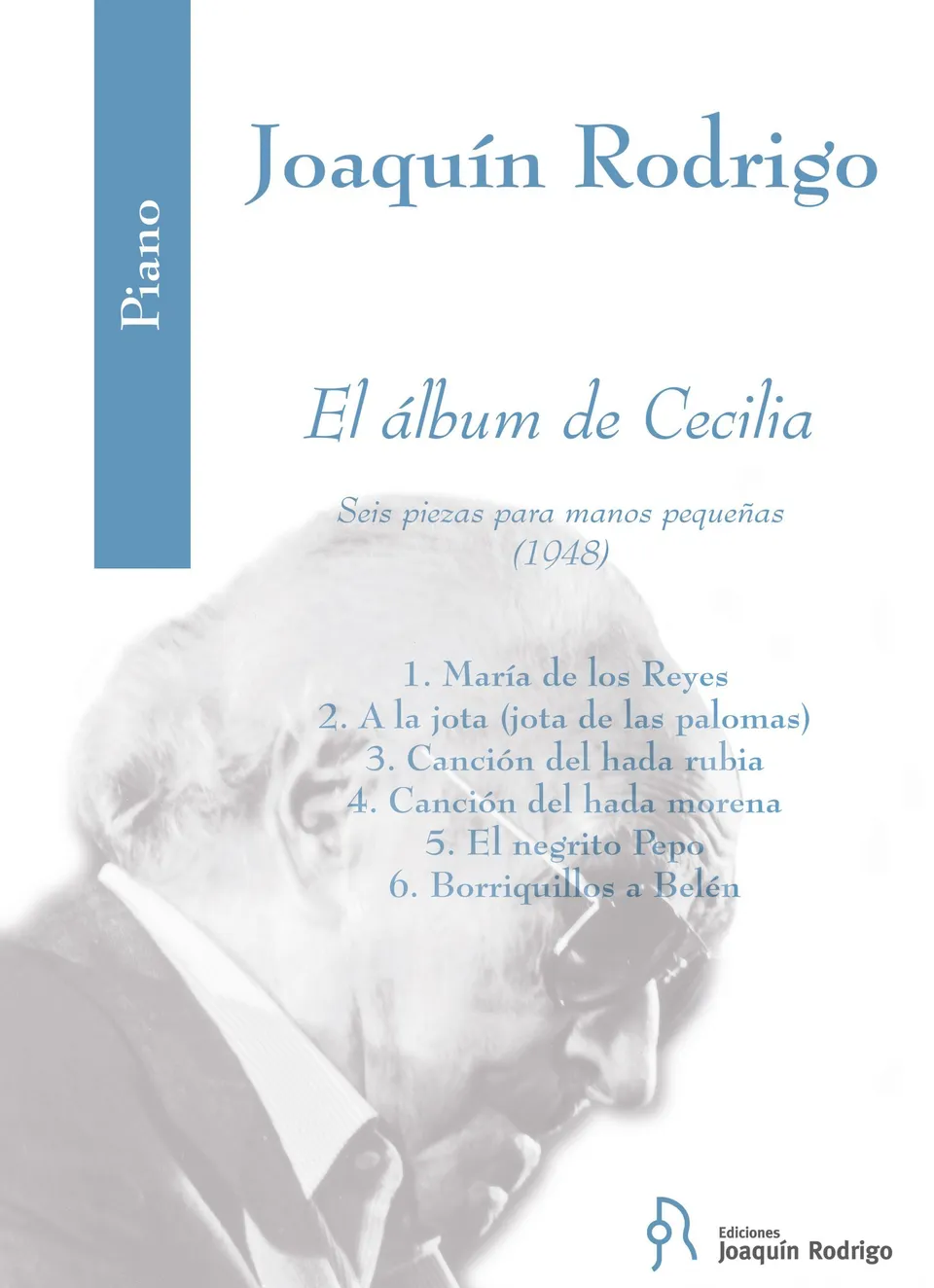 Ediciones Joaquín Rodrigo El álbum de Cecilia noty klavír