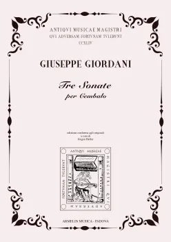 Armelin Musica 3 Sonate per Cembalo noty pro cembalo