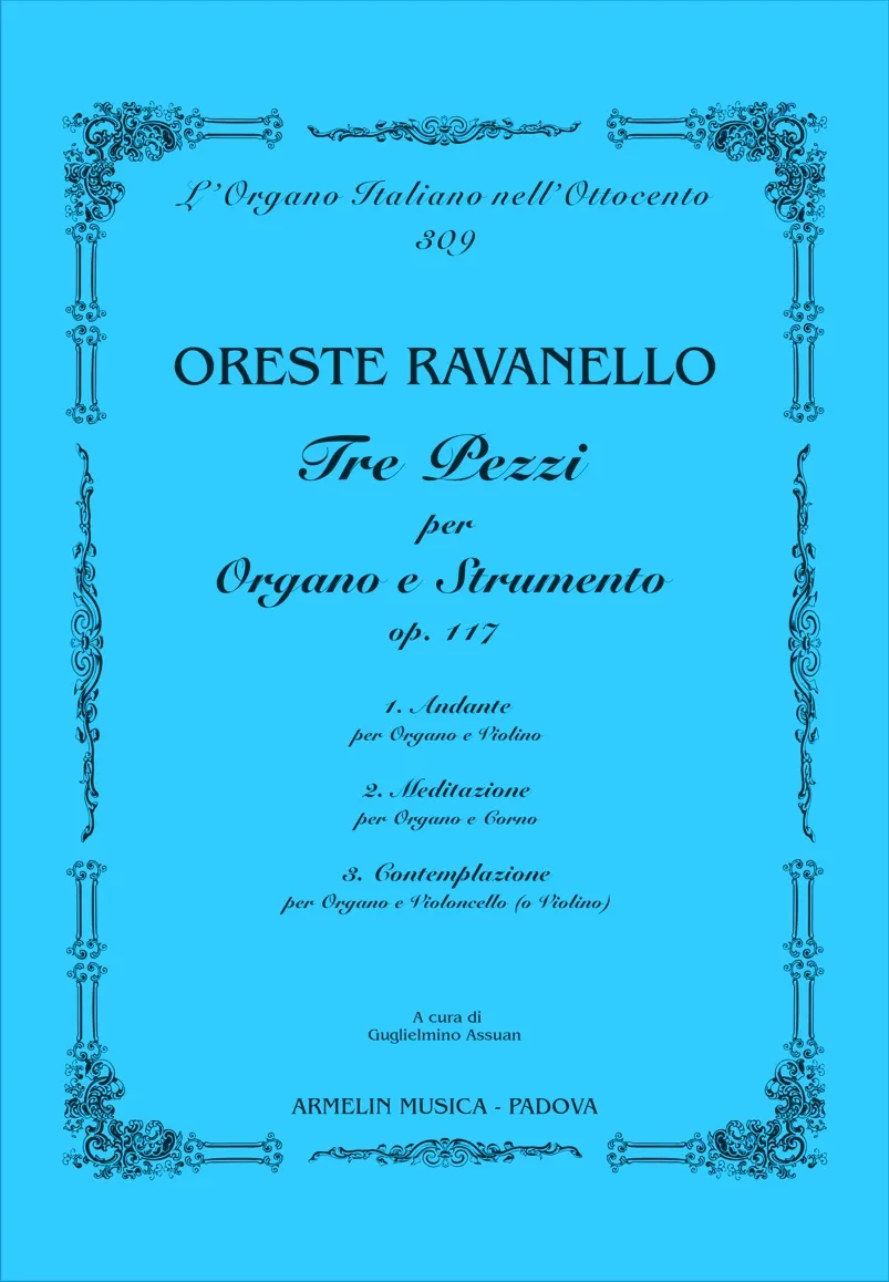 Armelin Musica Tre pezzi per organo e strumento op. 117 noty