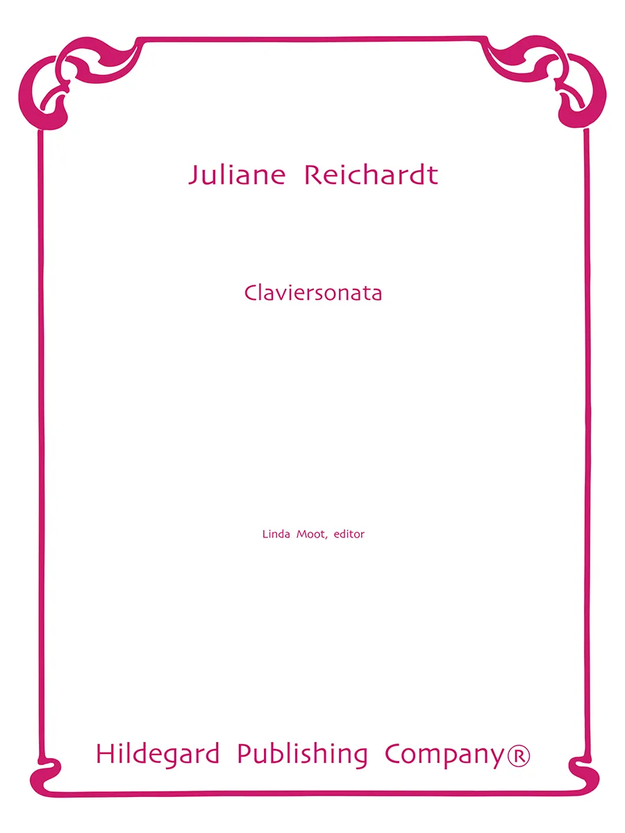 Hildegard Publishing Company Claviersonata Benda Reichardt digitální noty