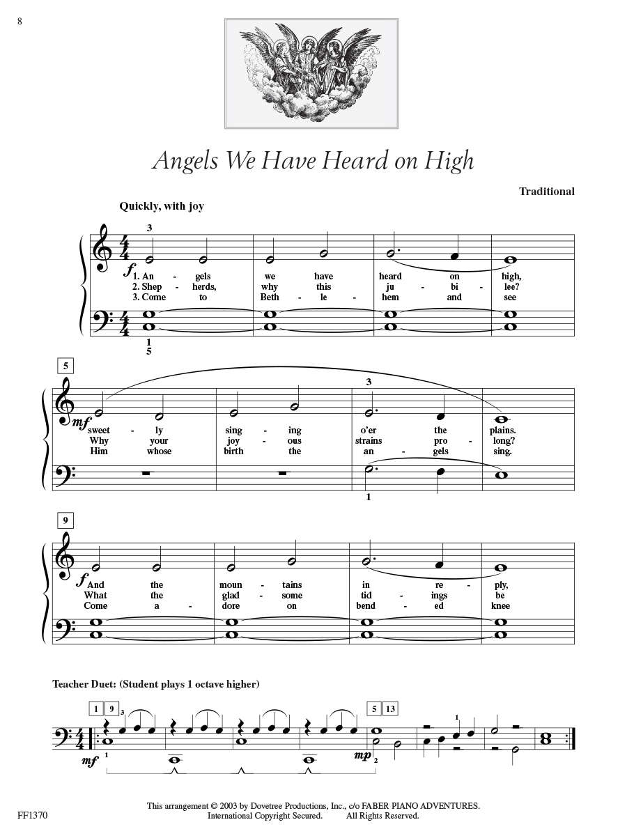 Faber Piano Adventures Adult Christmas Book 1 noty pro klavír