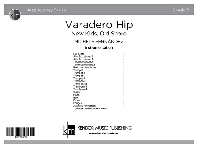 Kendor Music Varadero Hip partitura full score funk