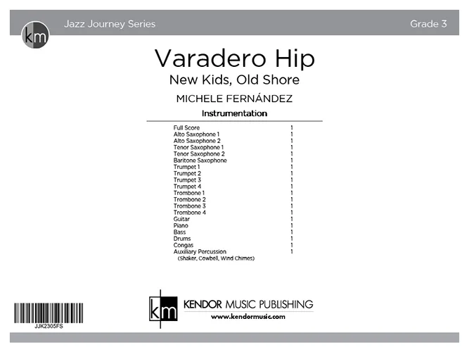 Kendor Music Varadero Hip partitura full score funk