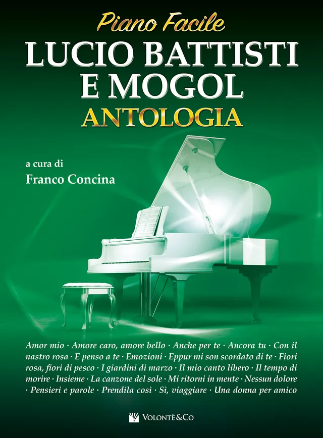 Volonte & Co Antologia Lucio Battisti e Mogol noty pro klavír