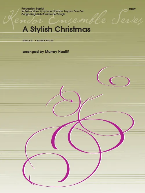 Kendor Music A Stylish Christmas noty pro bicí ansámbl
