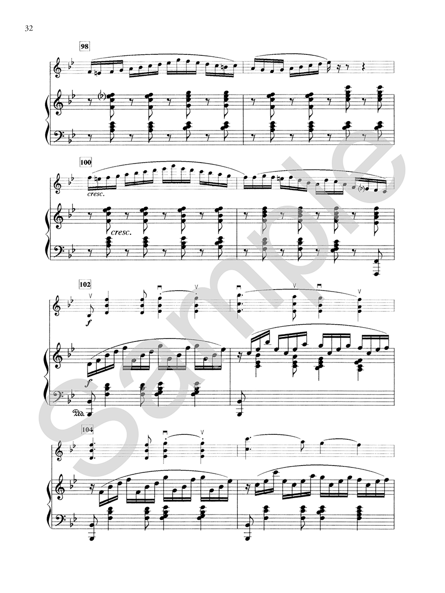 Hildegard Publishing Company Sonata in B Flat Andrée noty housle klavír