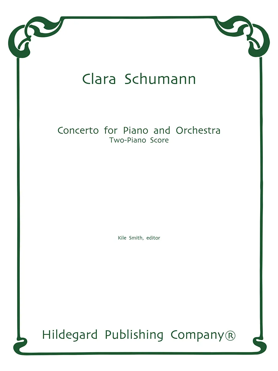 Hildegard Concerto Piano Orchestra Op.7 Schumann noty 2 klavíry