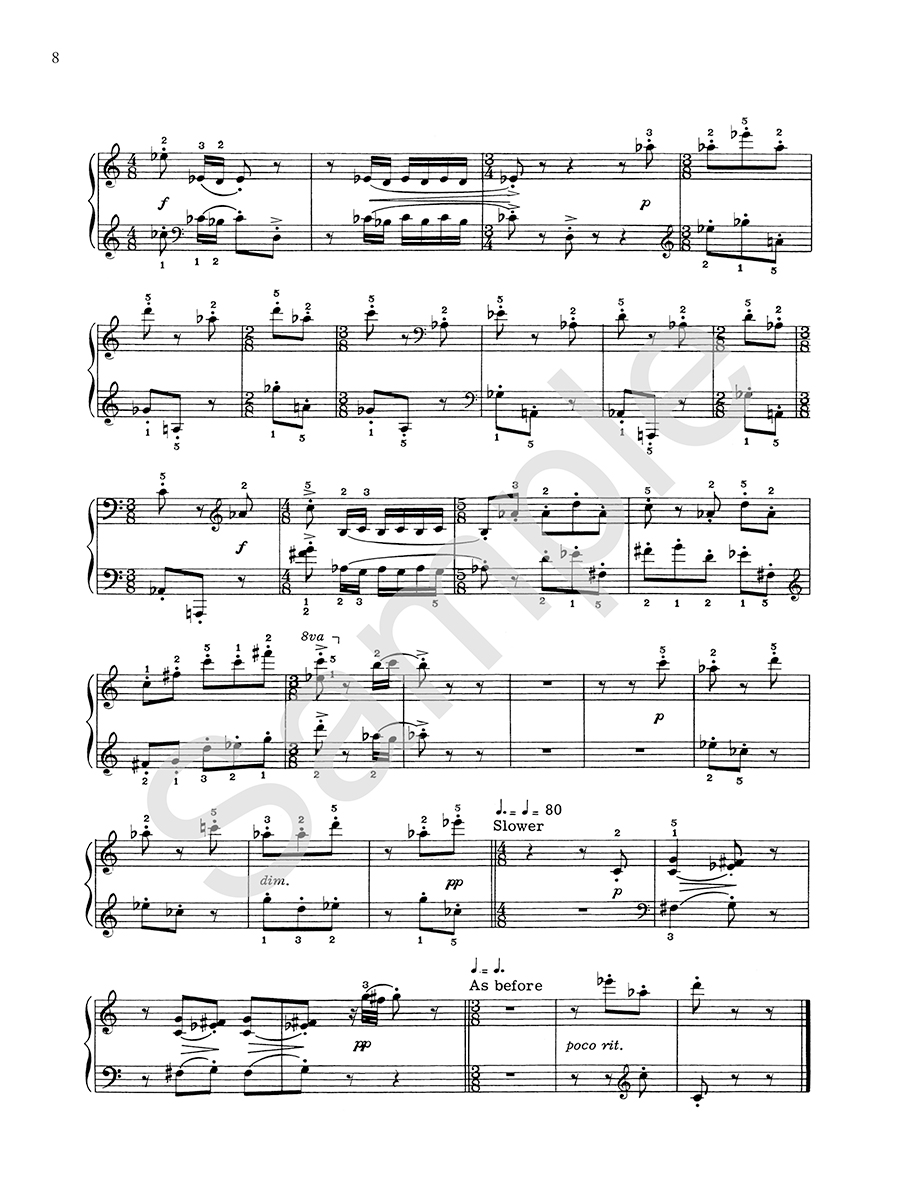 Hildegard Publishing Company Soundshots Louise Talma noty pro klavír 20 kusů