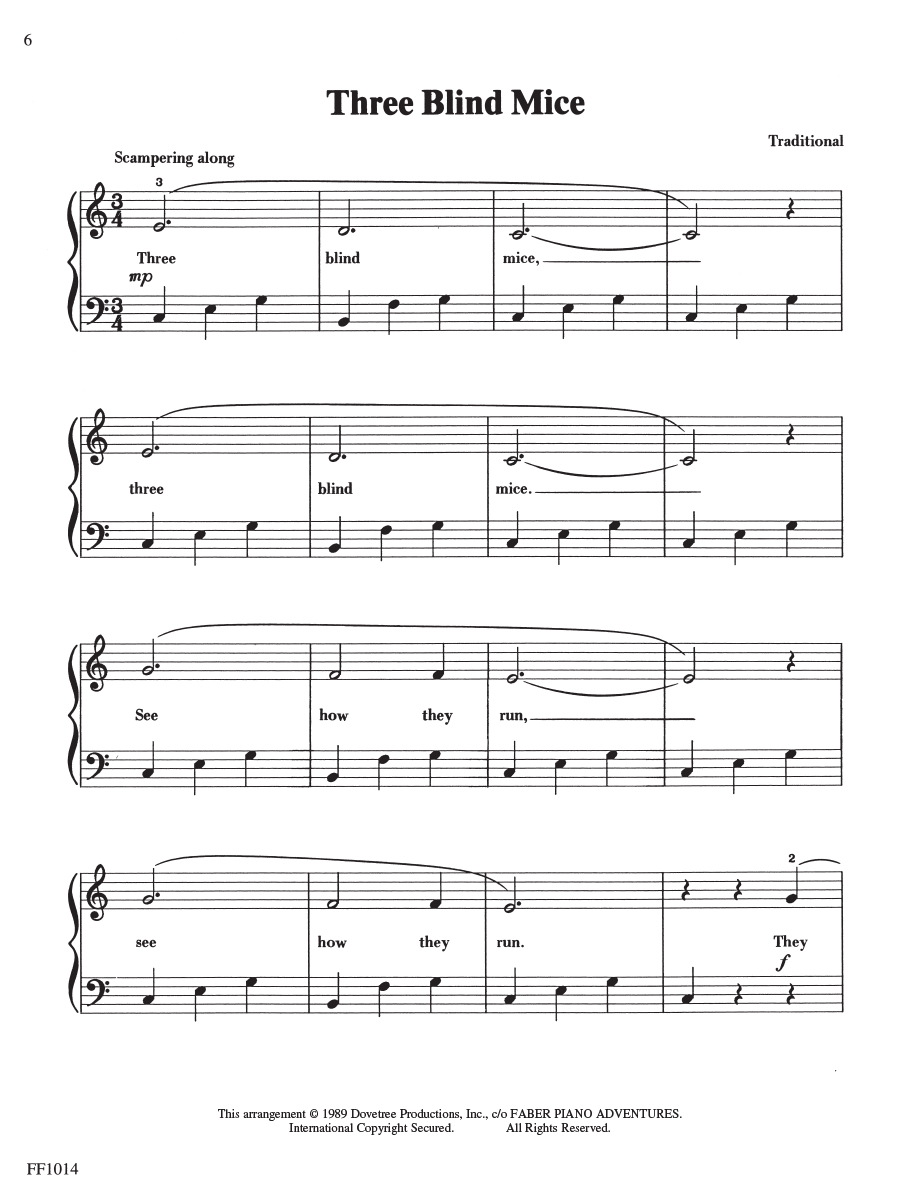 Faber ChordTime Piano Favorites noty pro klavír