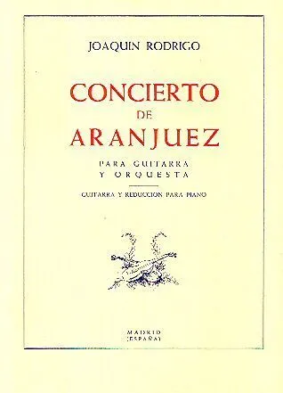 Ediciones Joaquín Rodrigo Concierto de Aranjuez noty kytara orchestr