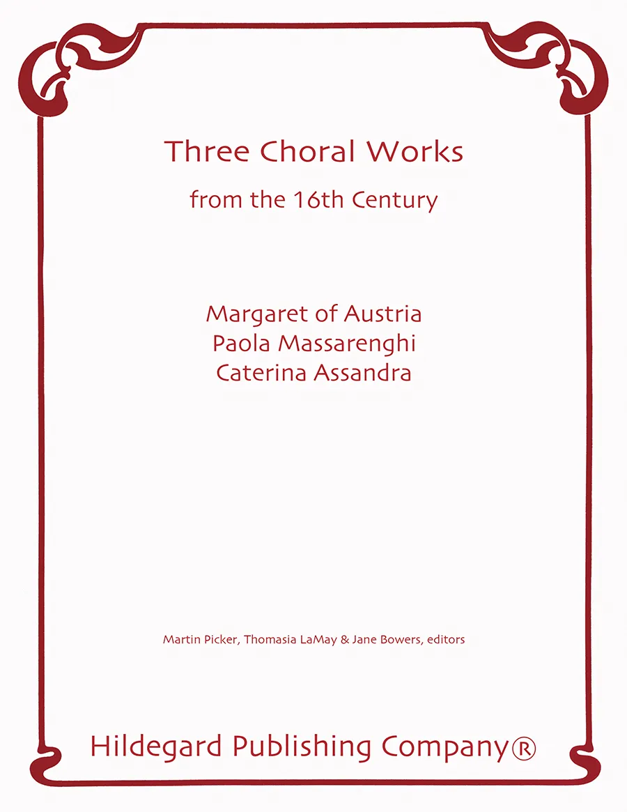 Hildegard Publishing Three Choral Works Various noty renesanční sbor