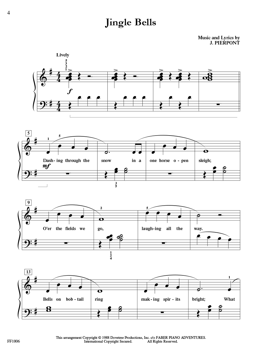 Faber Piano Adventures FunTime Christmas noty pro klavír