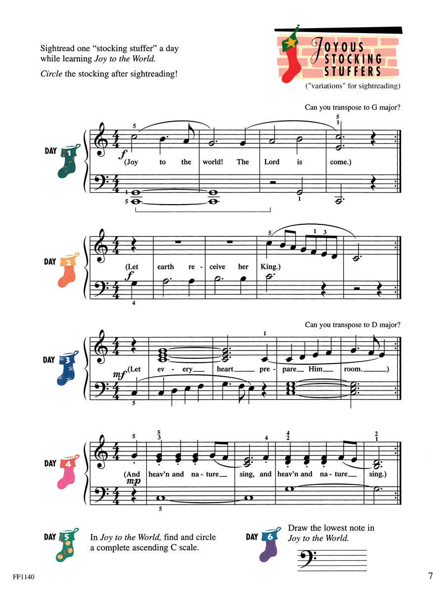 Faber Piano Adventures Level 2B Christmas noty koledy