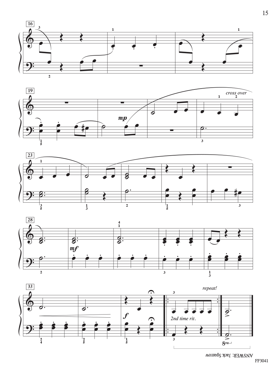 Faber Piano Adventures ShowTime Piano Disney noty level 2A