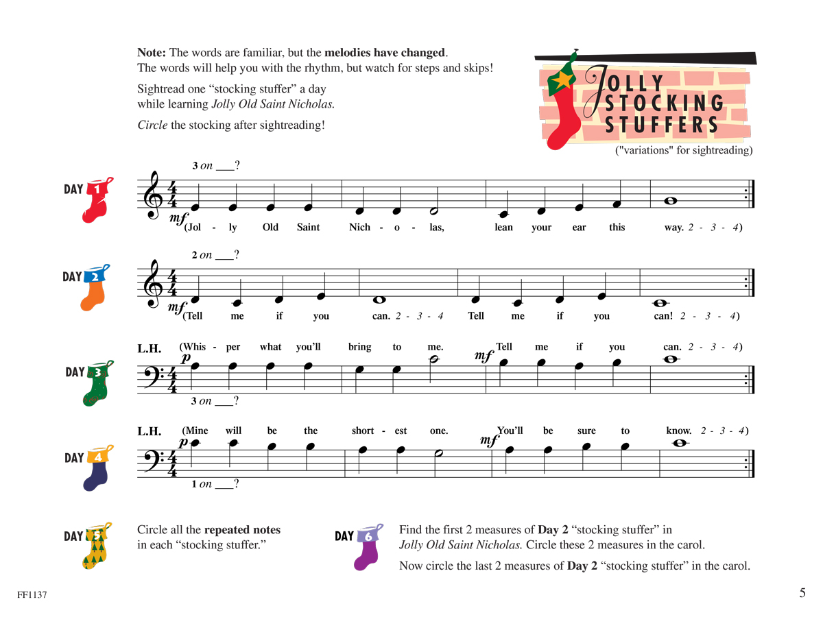 Faber Piano Adventures Primer Christmas noty pro klavír