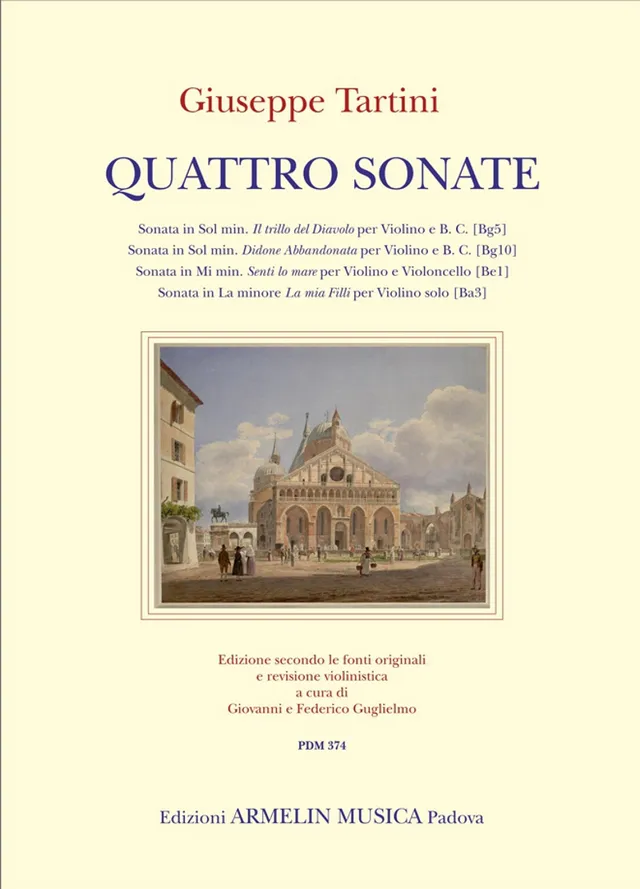Armelin Musica 4 Sonate per violino noty pro housle