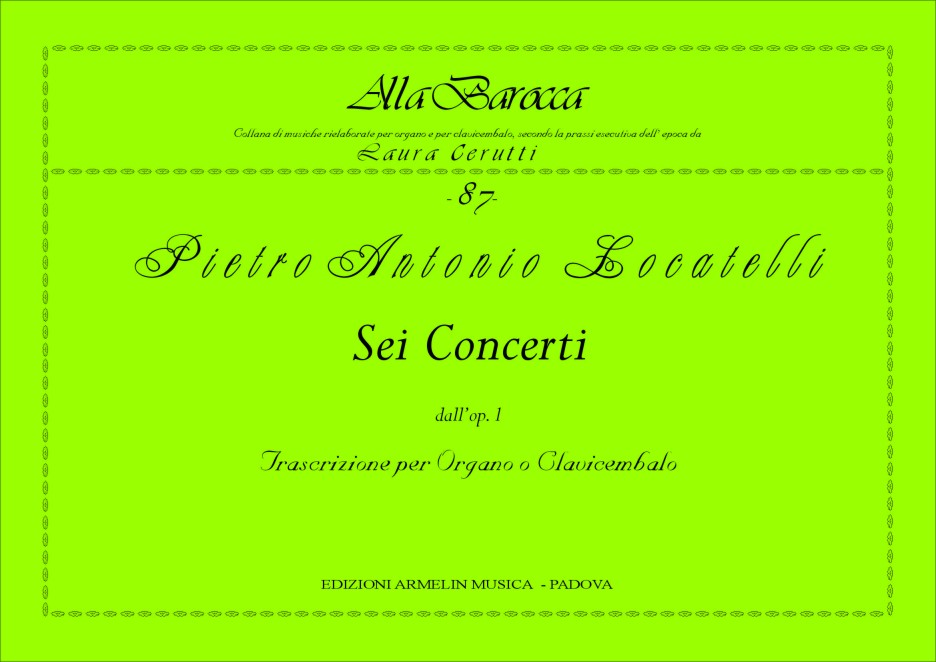 Armelin Musica 6 Concerti op. 1 noty koncerty