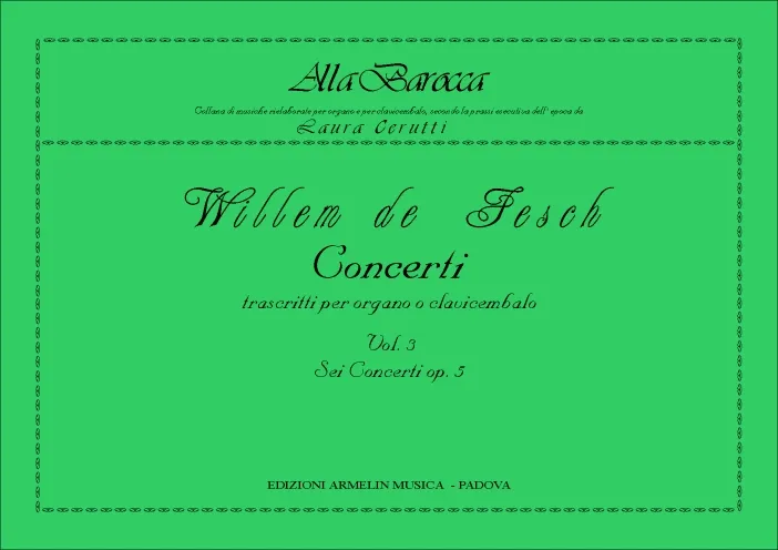 Armelin Musica 6 concerti op. 5 noty koncertantní
